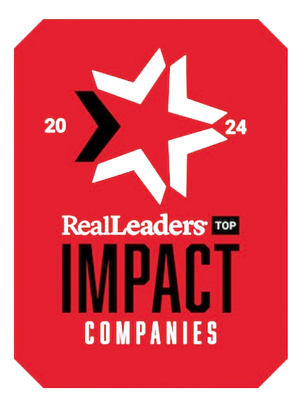 Real Leaders Top Impact Award Logo